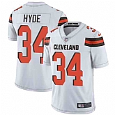 Nike Men & Women & Youth Browns 34 Carlos Hyde White NFL Vapor Untouchable Limited Jersey,baseball caps,new era cap wholesale,wholesale hats
